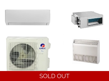 GREE 9K-Btu 25.3 SEER 220v Ductless Mini Split Air Conditioner Heat Pump